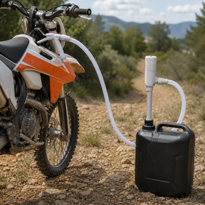 <b>Battery</b> Powered Fuel <b>Pump</b> with Flexible Hose Portable Fuel Transfer <b>Pump</b> for Fuel Containers - Product Image 1