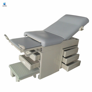 เตียงตรวจภายในโรงพยาบาล Bestran รุ่น BT-EA020 สำหรับนรีเวชวิทยาและสูติศาสตร์ พร้อมลิ้นชักและที่วางเท้า - Product Image 1