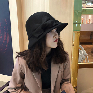 Chapeau seau élégant et tendance à large bord pour <span class=keywords><strong>femme</strong></span> HZM-50136, style Derby, pour l'église - Product Image 3