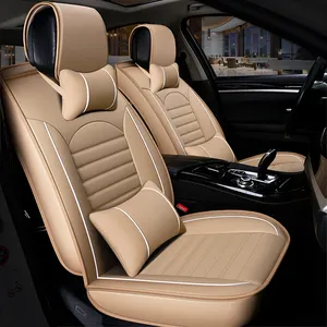 Conjunto completo de capas de assento de carro personalizadas, universal com suporte traseiro
