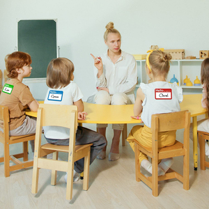 Carta di rame ecologica multicolore <span class=keywords><strong>ciao</strong></span> il mio nome è adesivi per etichette con nome adesivo per bambini - Product Image 5