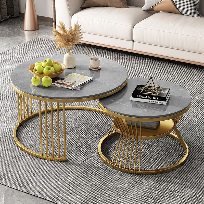 gold frame-italian gray limestone panel