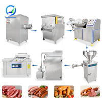 Machine à fabriquer des saucisses OCEAN, machine automatique à saucisses, remplisseuse pneumatique de saucisses, ligne de production de saucisses