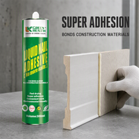 Adhésif sans clou pour panneaux muraux, bois, carrelage, pierre, décoration intérieure, colle de construction pour matériaux de construction, vente en gros