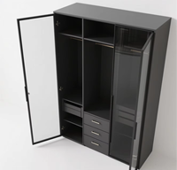 Armoires à montage facile, robustes, modernes et extensibles pour chambres, salons et maisons en location