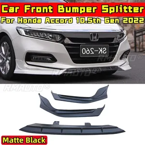 ลิ้นกันชนหลังสีดำด้าน รุ่น SK-260 ชุดแต่งสปลิตเตอร์กันชนหน้า สำหรับ Honda Accord รุ่นที่ 10.5 ปี 2022 อุปกรณ์ตกแต่งรถยนต์ - Product Image 2