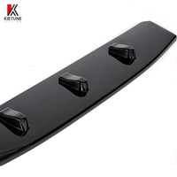 KIETUNE - Lame de pare-chocs avant T5.1 de haute qualité, 3 pièces, ABS noir brillant, pour kit carrosserie V.W Transporter 2010-2015, pièces de van