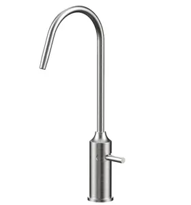 FEENICE stainless steel 4 way pressure balance purified water faucet tap for filtration systems
