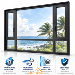 Ventana Abatible de Aluminio Resistente a Impactos, Aprobada por la Florida, COSYHOUSE - Product Image 4