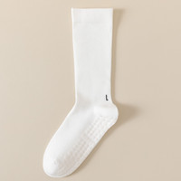 Longues chaussettes en tricot de travail en coton bambou pour femmes avec poignée pour propre logo pour la salle de sport