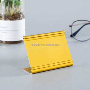 حامل عرض معدني صغير من الألومنيوم لقائمة علامات الطاولة وعرض البطاقة - Product Image 2