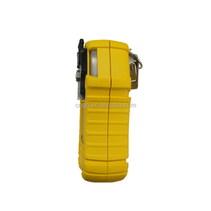 เครื่องตรวจจับก๊าซแบบพกพา LEL O2 CO H2S ตรวจจับหลายชนิด ชาร์จซ้ำได้ หน้าจอ OLED ตรวจจับแสงและการสั่นสะเทือน สีเหลือง WA - Product Image 6