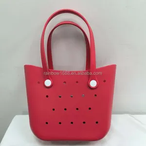 โรงงานผลิต OEM ODM ขายส่ง <span class=keywords><strong>กระเป๋า</strong></span>ชายหาดซิลิโคนขนาดเล็ก EVA ดีไซน์เนอร์ DIY <span class=keywords><strong>กระเป๋า</strong></span>หิ้วชายหาด EVA <span class=keywords><strong>กระเป๋า</strong></span>ชายหาดซิลิโคนกันน้ำ - Product Image 5