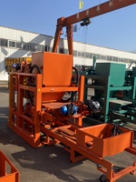 Machine à fabriquer des blocs Shengya QTJ4-25, machine industrielle automatique pour la fabrication de blocs creux en béton et en ciment