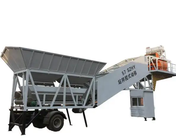 Concrite mixer YHZS portable concrete mixer ready-mix concrete