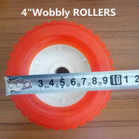 4 ''5'' Pièces de remorque de bateau Rouleaux de remorque oscillants Diverses couleurs Diamètre de l'essieu 18mm