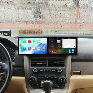 ZWNAV Pantalla Dual de 9.1 Pulgadas para <span class=keywords><strong>Honda</strong></span> <span class=keywords><strong>CRV</strong></span> <span class=keywords><strong>2007</strong></span>-2011, Reproductor Multimedia, Unidad Principal con Reproductor de CD, Radio para Auto, Video, DSP, Carplay, <span class=keywords><strong>GPS</strong></span> - Product Image 1