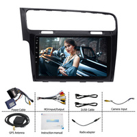 Système de navigation tactile pour voiture 2 Din, Bluetooth, Carplay, Android Auto, autoradio pour Volkswagen VW GOLF 7 2013 LHD RHD