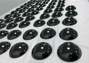 La boule de revêtement dimensionnelle faite sur commande infrarouge de lentille de germanium de 3-14um AR DLC couvre des applications aérospatiales - Product Image 2