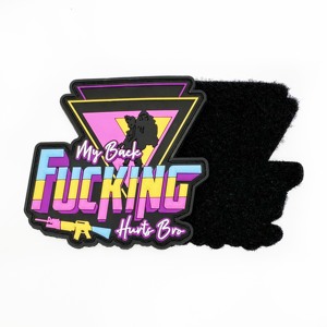 定制压花3d软装PVC贴片定制设计定制服装袋客户标志贴片 - Product Image 5