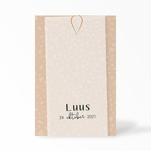 2025 vente chaude imprimée à la main <span class=keywords><strong>sur</strong></span> du papier <span class=keywords><strong>calque</strong></span> <span class=keywords><strong>Transparent</strong></span> attaché avec un trombone étiquette d'annonce de naissance cartes de voeux d'anniversaire personnalisées - Product Image 2