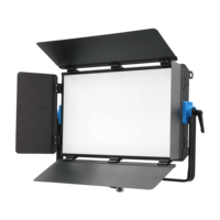 Projecteur LED plat professionnel 200W pour film, 600 LED, corps en alliage d'aluminium, contrôle par câble, gradation, lumière du jour équilibrée, portable