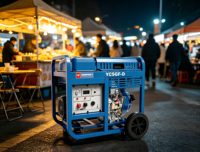 Générateur diesel 5 kW de premier choix Yuchai YC5GF-D, conception à châssis ouvert, refroidissement par air, groupe électrogène diesel portable pour la vente en gros