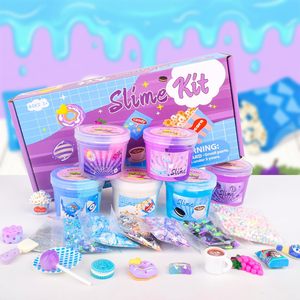Food Themed Slime Gift Set Butter Cloud Clear Mixed Textures Cute Mini Accessories Birthday Present Girls Boys - Product Image 4