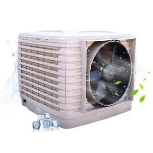 High End Supplier Wet Curtain Fan Wall Roof Mounted 18000cmh Commercial Evaporative Air Cooler