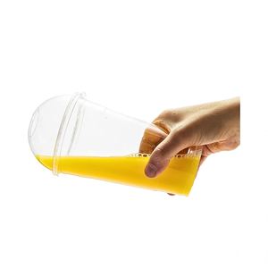 Takeaway Disposable Eco-Friendly Biodegradable 8oz 9oz 10oz 12oz 20oz 24oz 16oz Logo Custom Printed <b>Clear</b> Plastic PET Cups - Product Image 4