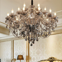 Lustre en cristal français suspendu, style moderne minimaliste, salon, chambre à coucher, style européen, restaurant, hôtel, lampe de hall