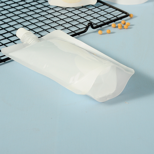 Biểu tượng tùy chỉnh Trắng PET/CPP đóng gói chất lỏng đứng lên túi nhỏ nhất Top Spout túi nước trái cây cho cửa hàng và siêu thị sử dụng - Product Image 4