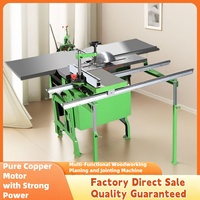 WEIKA WK-292E quatre-en-un multifonctionnel horizontal pour le travail du bois Machine-outil rabot à bois banc rabot table scie de forage