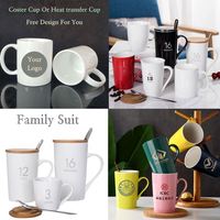 Tasse personnalisée de sublimation blanche colorée avec Logo