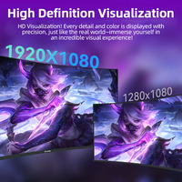 Moniteur de jeu incurvé 32 pouces 240Hz à prix compétitif, 1080P FHD, 1ms, panneau IPS sans cadre, 120% SRGB, ordinateur Esports, 1 an de garantie