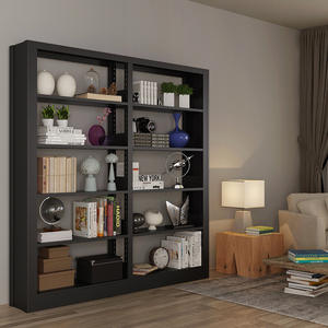 Bibliothèque Modulaire Iyanen 202504GAI avec Cadre en Acier et Étagère Autoportante pour Salon, Rangement et Présentation à Domicile - Product Image 2