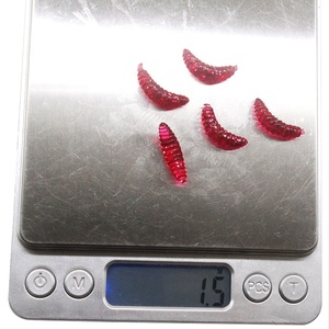 100 pièces/sac de haute qualité en gros appâts de poisson lumineux pain ver asticot appât bionique <span class=keywords><strong>2</strong></span>.4cm 0.4g leurre souple appâts de pêche - Product Image 5
