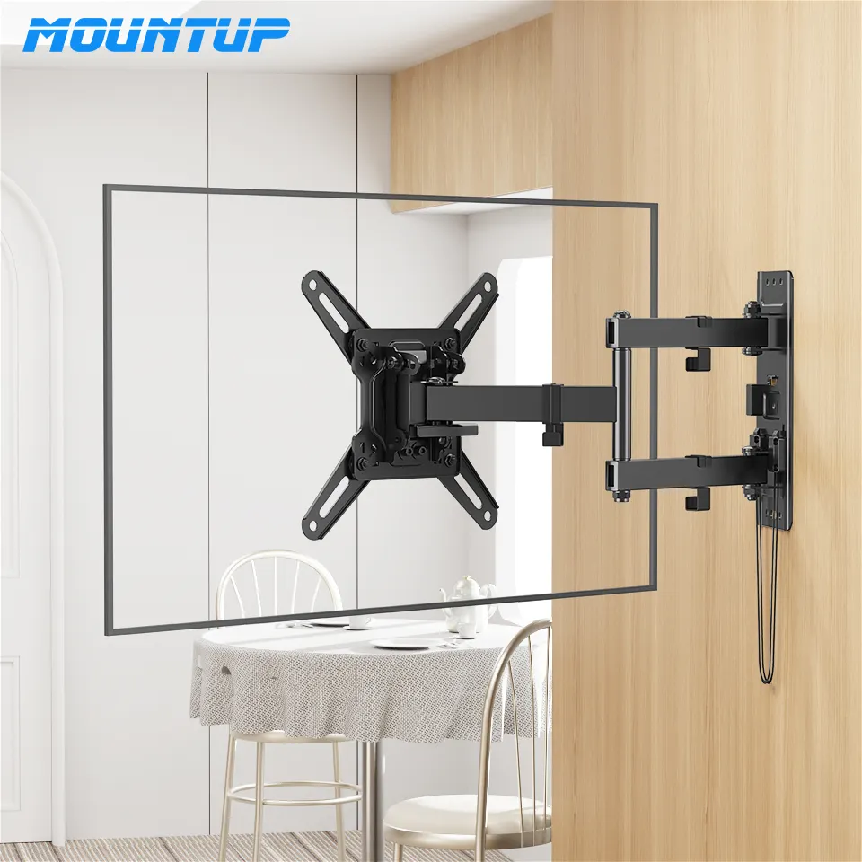 MOUNTUP 20''-42'' RV MOUNT Lockable Full Motion RV TV Wall Mount Hold Up to 15kg/33lbs