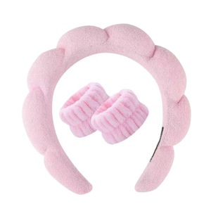 Bandeaux éponge bulle pour le lavage du visage, couleur unie, doux, pour femmes, maquillage et soins <span class=keywords><strong>de</strong></span> <span class=keywords><strong>la</strong></span> peau - Vente chaude - Product Image 6