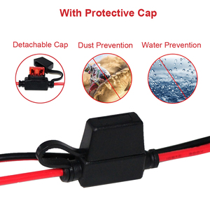 12V Çakmak Soketi - Eyelet O Terminal Adaptörü, Araç Aküsü için Dişi Konnektör Güç Çıkışı - Product Image 3