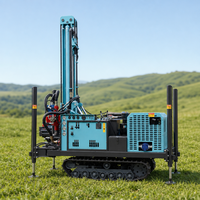 Foreuse hydraulique portative diesel SM300 pour puits d'eau, machine de forage de puits de 300 m