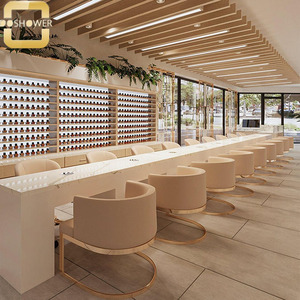 טיפול ספא מסמר מתלה עם הוביל למניקור ריהוט מניקור תחנת ארון אבקת האי - Product Image 4