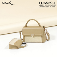 Sac à main élégant QAZA 2-en-1 en cuir PU de luxe pour femme, avec poignée supérieure et mini pochette, convertible en sac bandoulière