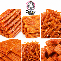 OEM Vente en gros Marque privée personnalisée Snacks Latiao traditionnels chinois Bandelettes de gluten épicées exotiques en vrac Emballage en sac