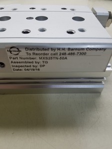 กระบอกสูบโต๊ะเลื่อนลม MXS25TN-50A พร้อม PLC - Product Image 3