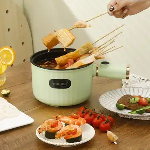 Custom Logo Portable Green Mini Electric Cooker Single/Double Layer Hot Pot Cooker Mini