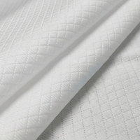 Tissu en maille 100% polyester tricoté warp, couleurs personnalisées, respirant et à séchage rapide pour semelles et empeignes de chaussures, grand stock disponible, ODM