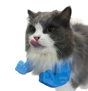 Accesorios <span class=keywords><strong>para</strong></span> mascotas con impresión en 3D <span class=keywords><strong>para</strong></span> gatos, compañero <span class=keywords><strong>para</strong></span> deportes y entretenimiento, características del brazo de <span class=keywords><strong>Hulk</strong></span> - Product Image 1