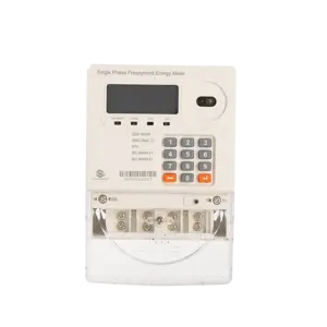 Single Digital STS Energy Meter Single Phase Prepaid Electric Meter Prepaid Electricity Payment Meter