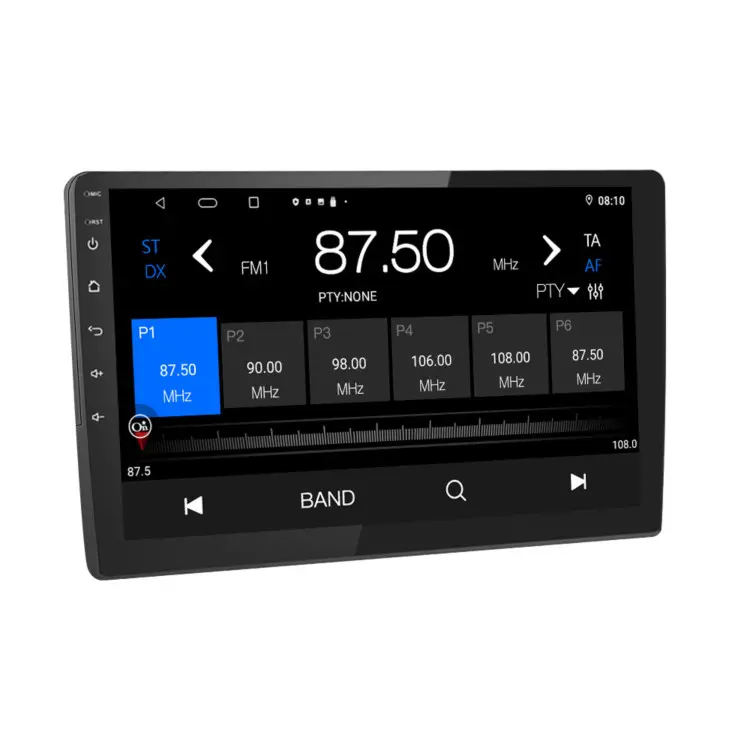 Offres Spéciales 10 pouces Android 11 autoradio stéréo double din GPS Navigation écran tactile lecteur USB 1din tablette 6 + 128G mémoire Flash